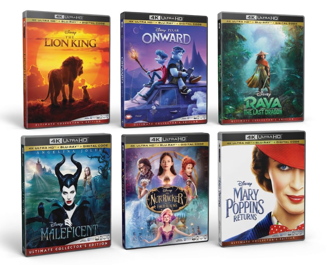 Amazon.com: Disney 6-Movie 4K Ultra HD Ultimate Collector's
